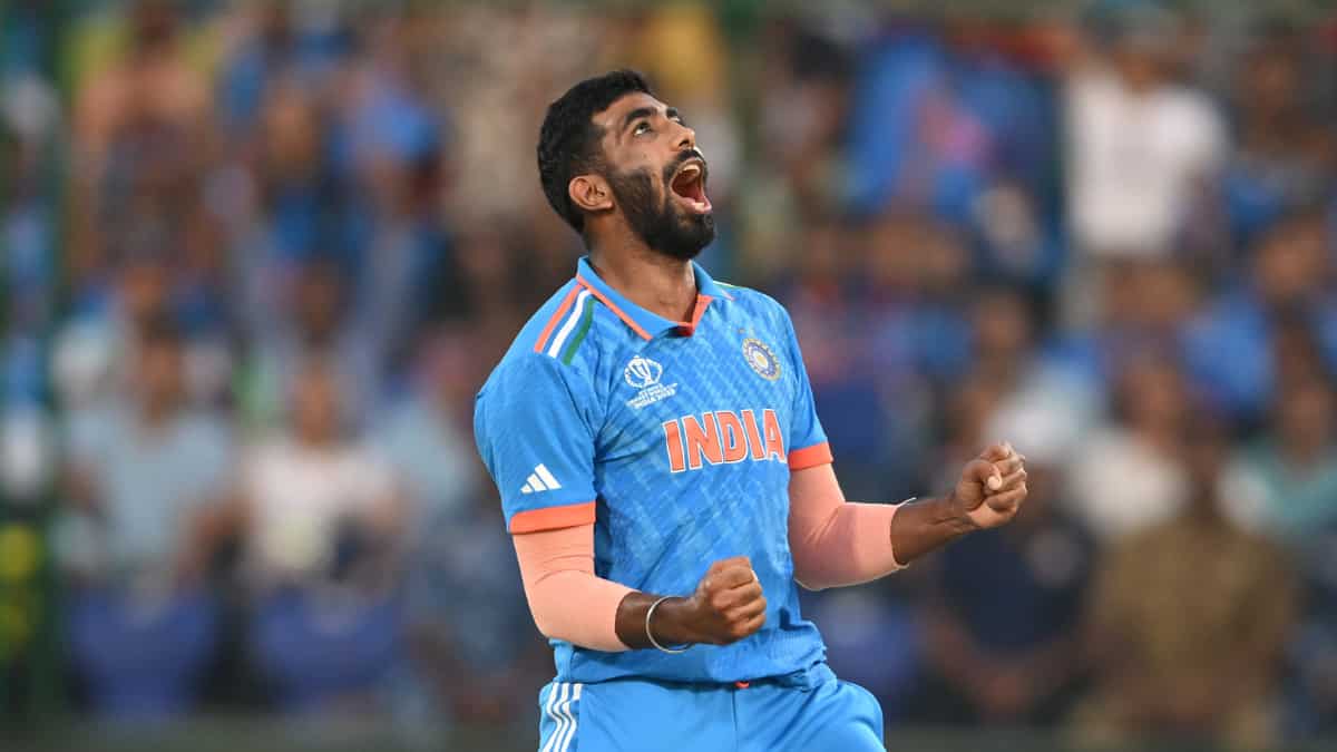 Bumrah took 4/39 in 10 overs - his best figures in ODI World Cup match.