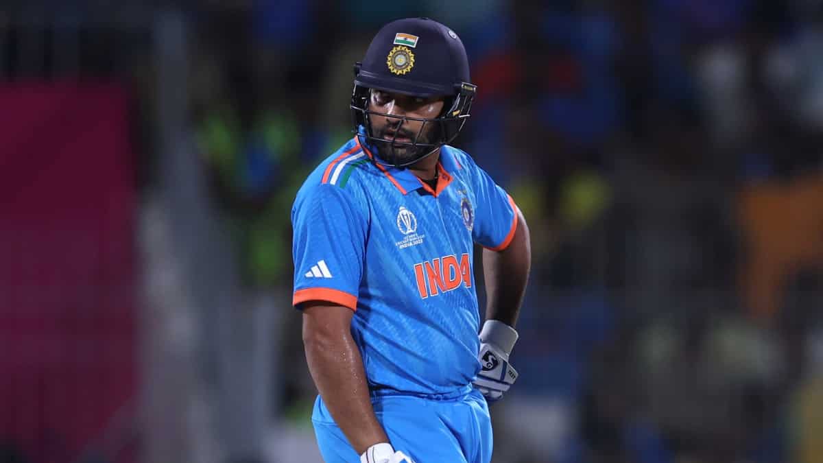 Rohit scored a record-breaking 100