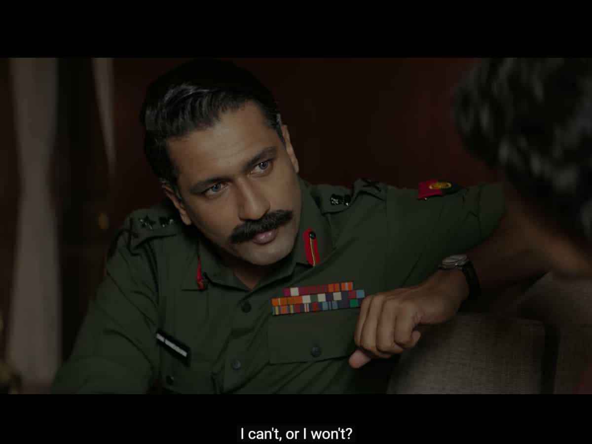 Still from Sam Bahadur movie 