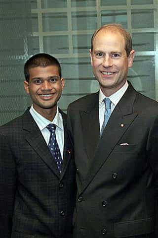 Vicky with Prince Edward 