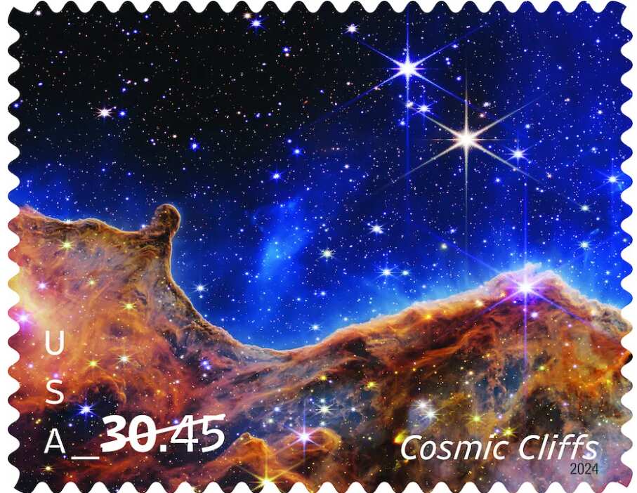NASA Cosmic Cliff stamp