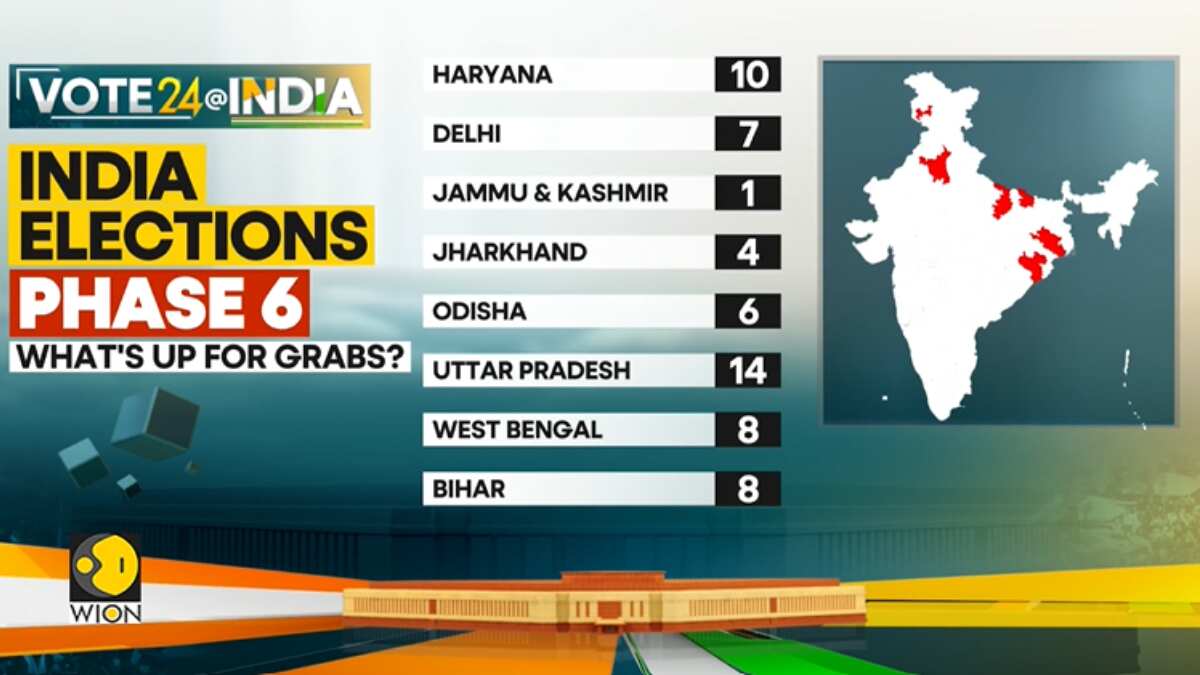 Lok Sabha Elections 2024 Phase 6 constituencies