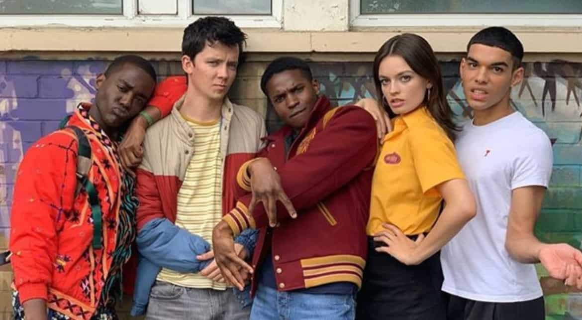 The crazy bunch at Moordale High in 'Sex Education 3'