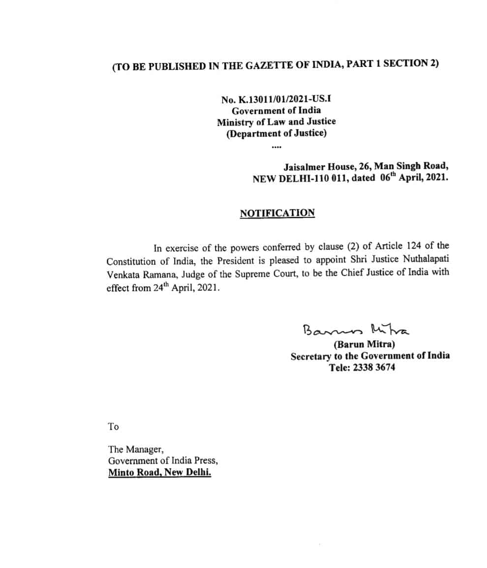 Chief Justice of India