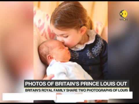Britain's royal family share two photographs of Prince Louis, World