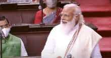 PM Modi speaks in Rajya Sabha