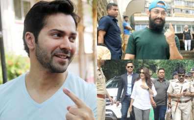 Bollywood stars on polling booth News - Latest Bollywood stars on