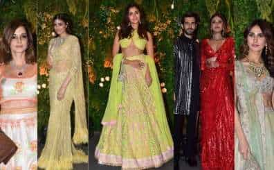 Alia Bhatt, Vaani Kapoor & others stuns at Anushka Ranjan's sangeet ceremony