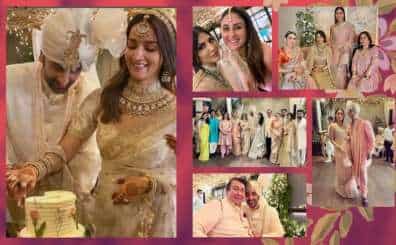 A toast to a new beginning! All the happy moments from Alia and Ranbir's wedding