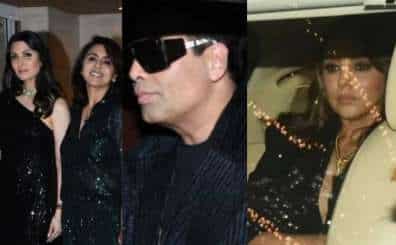 The night has begun! Karan Johar, Gauri Khan & other guest arrive at Alia and Ranbir's reception