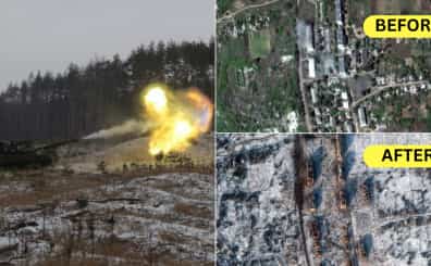 Russia-Ukraine war: Satellite images show massive impact of war in Donetsk region