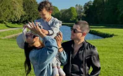 Priyanka Chopra and Nick Jonas enjoy a sunny day with 'angel' Malti in Ireland