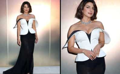 Priyanka Chopra channels queen energy in short hair, 140 carats Serpenti necklace for Bulgari event