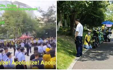 Watch: Massive protests in China after delivery driver made to kneel for this reason