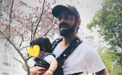 Anushka Sharma posts adorable photo of Virat Kohli with children on his birthday