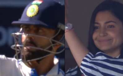 BGT: Anushka Sharma cheers for husband Virat Kohli as he hits ton in Perth | Watch
