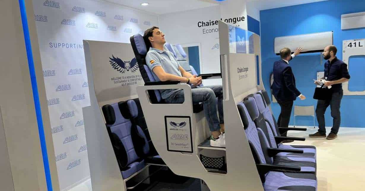 In pics Doubledecker seats that can change airplane travel forever
