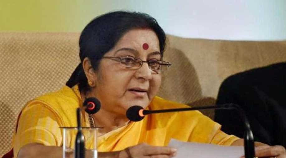 Live: 'Did not find bodies of 39 Indians in mass graves,' says Sushma Swaraj Live: 'Did not find bodies of 39 Indians in mass graves,' says Sushma Swaraj