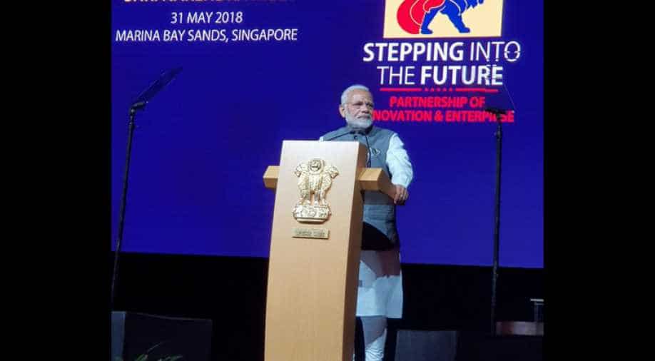 Live: Modi lists his govt's achievements, invites business leaders in Singapore to invest in India Live: Modi lists his govt's achievements, invites business leaders in Singapore to invest in India