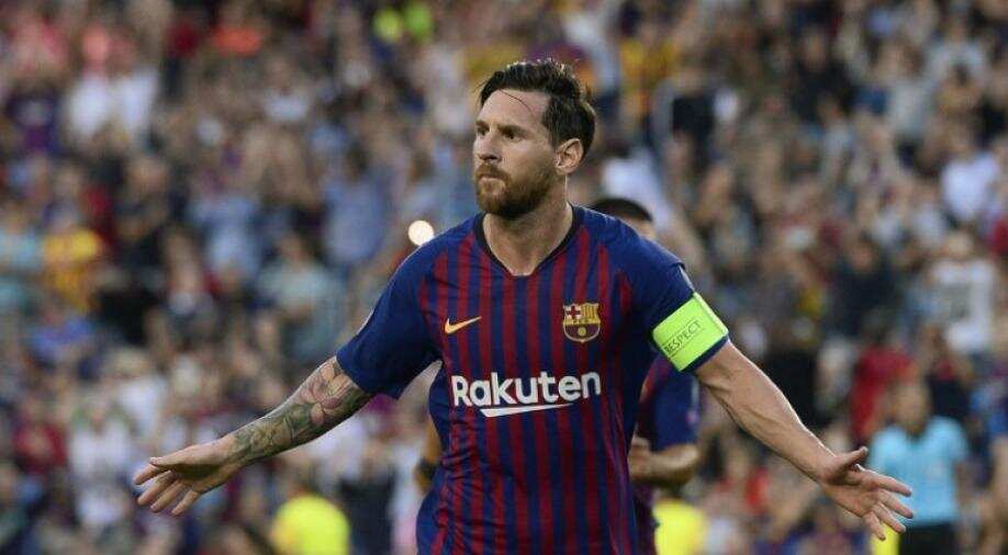 Lionel Messi Scores 1st Goal And 1st Hat Trick Of Uefa Champions League 2018 19 Sports News Wionews Com