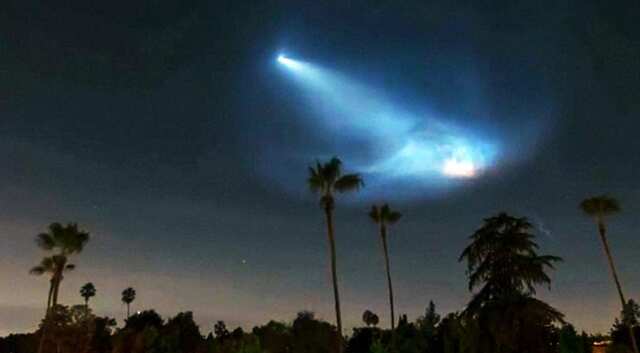 Watch: SpaceX Falcon 9 launch lights up California night sky, wow ...