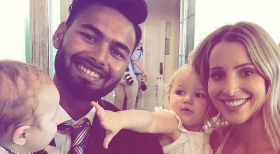 See! 'Babysitter' Pant's photo with Tim Paine's kids ...