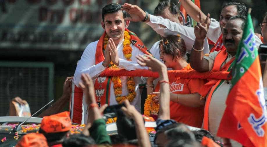 Image result for gautam gambhir campaign pti