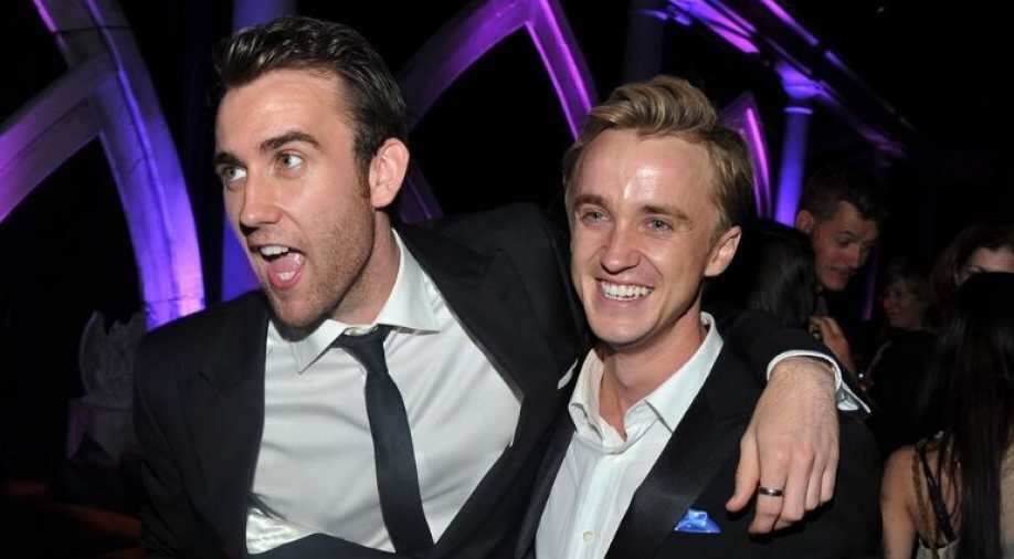 Harry Potter Stars Tom Felton Matthew Lewis Indulge In Online Banter Entertainment News Wionews Com