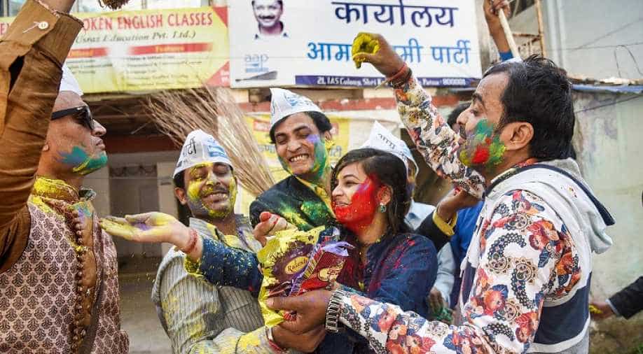 Delhi Assembly Election Result 2020 LIVE: AAP surges ahead, leads in 62 seats; BJP 8