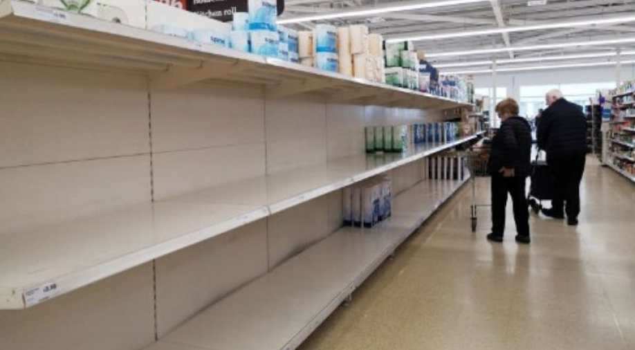 Coronavirus fear leads to empty shelves in supermarkets World News