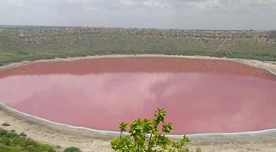 Maharashtra's 50,000yearold Lonar lake mysteriously turns pink