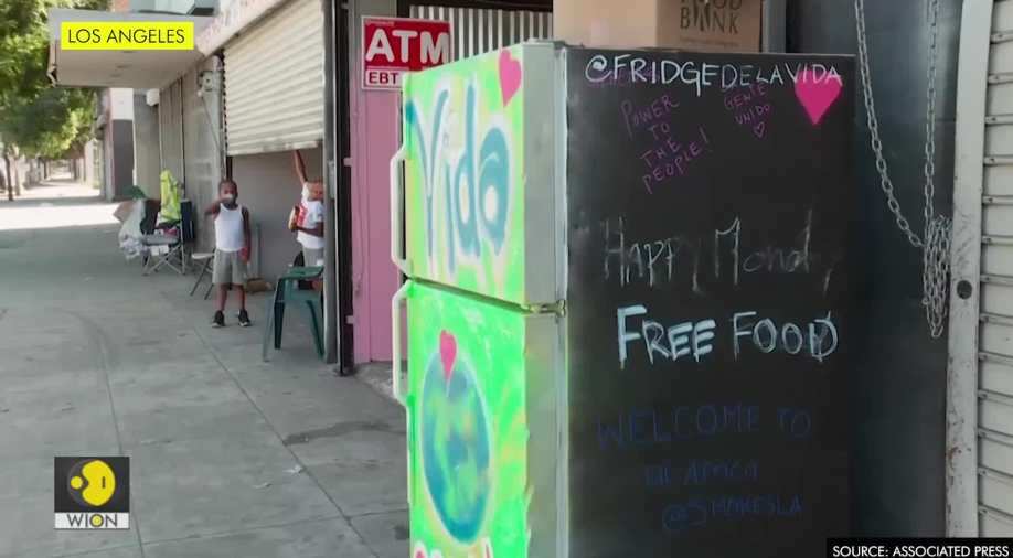 Los Angeles sidewalk refrigerators offer free food Edge News