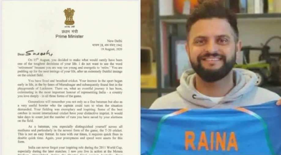 `You are way too young and energetic to retire`: PM Modi sends letter of appreciation to Suresh Raina - WION