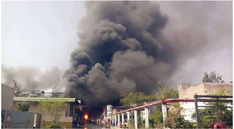 Fire in Hyderabad factory Several injured, many feared trapped India