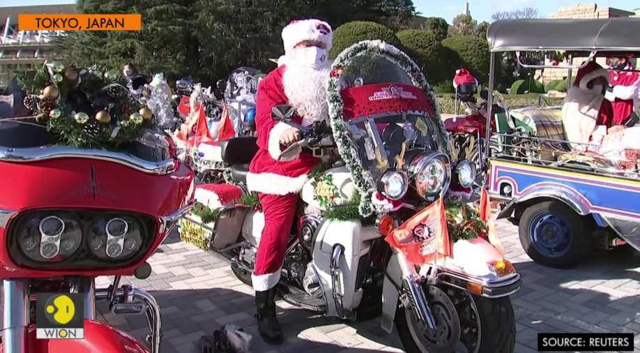 Santas On Bikes Parade Through Downtown Tokyo Against Child Abuse Edge News Wionews Com Does anyone know a shop selling harley davidson tshirt, patches or any merchandise in tokyo? santas on bikes parade through downtown tokyo against child abuse