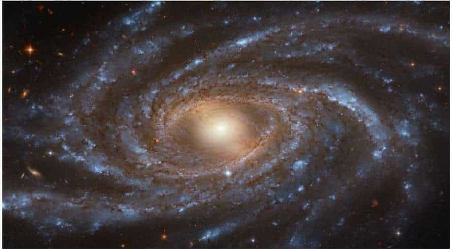 andromeda galaxy top view