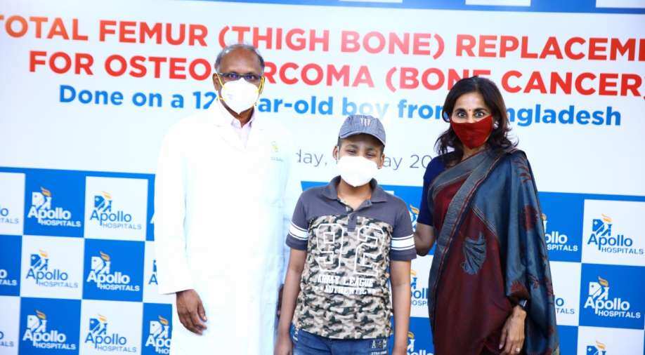 12-year-old cancer patient from Bangladesh walks after Indian doctors replace thigh bone - Vimarsana News