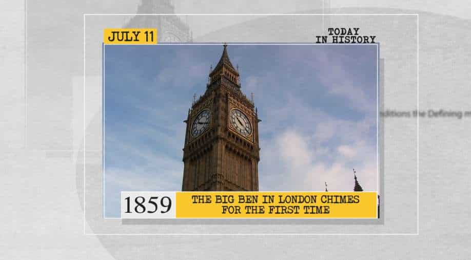 July 11 in history Big Ben chimes for the first time, Mongolia gains