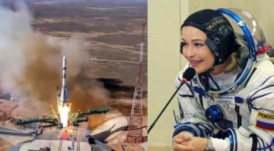 Russian Spacecraft Blasts Off To International Space Station With Actress Director To Film First Movie In Space World News Wionews Com