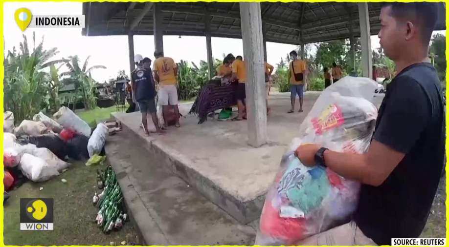 Bali Plastic Exchange One man's plastic trash is another man's meal