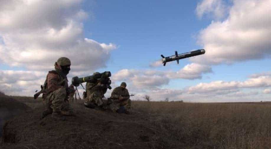 War zone Ukraine's USmade Javelin antitank missile vs Russian T72