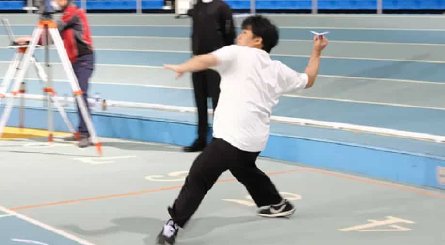 Almost 80 metres! Paper plane takes record-breaking flight in South Korea - WATCH - Vimarsana News