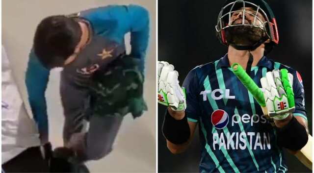 WATCH: SHOCKING! Md Rizwan lifts Pakistan flag with his feet as video ...