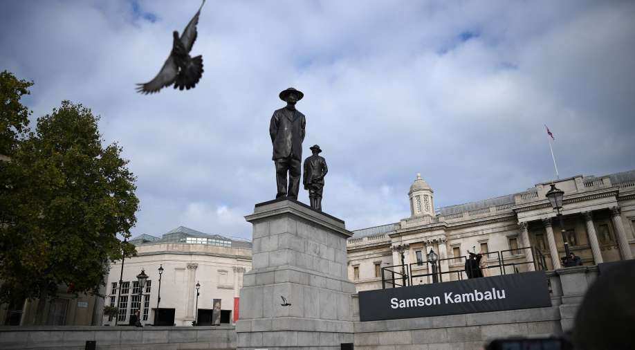 Post-colonial sculpture 'Antelope' unveiled in London's Trafalgar Square - Vimarsana News