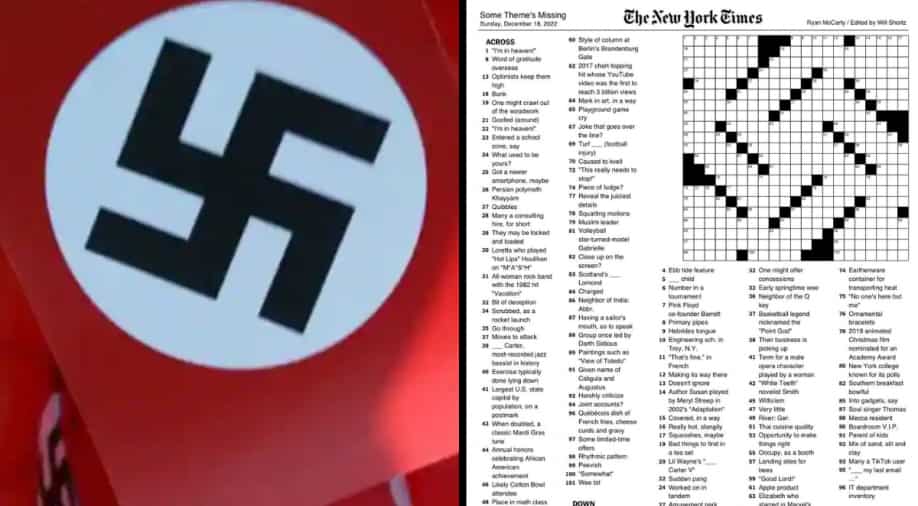 NYT faces backlash for crossword resembling Nazi symbol on first day of