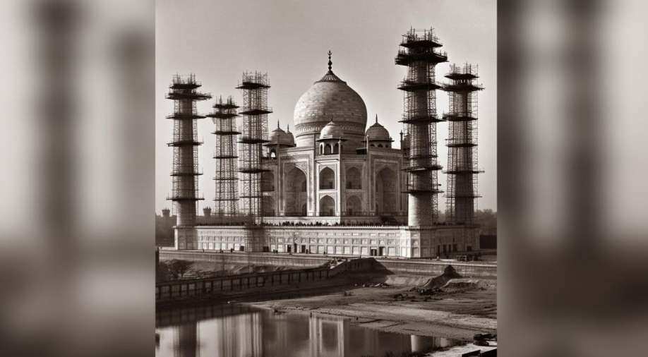 In pics | How Taj Mahal was built? Artificial Intelligence reveals ...