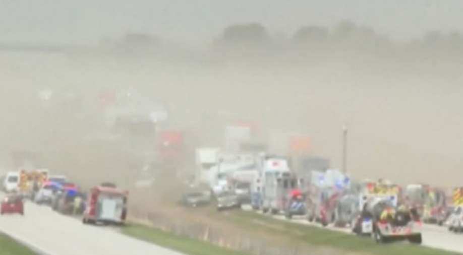 Watch: How a dust storm vehicle pileup in US led to fires, leaving six ...