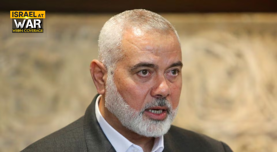 Hamas chief Ismail Haniyeh says 'massacre' by Israel is to hide its setback