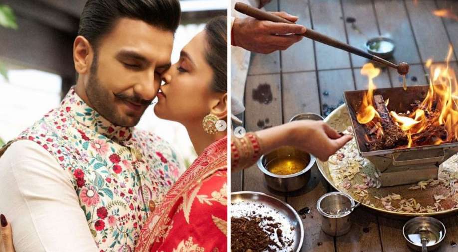 Deepika Padukone, Ranveer Singh give a glimpse of their Diwali celebrations, see pics