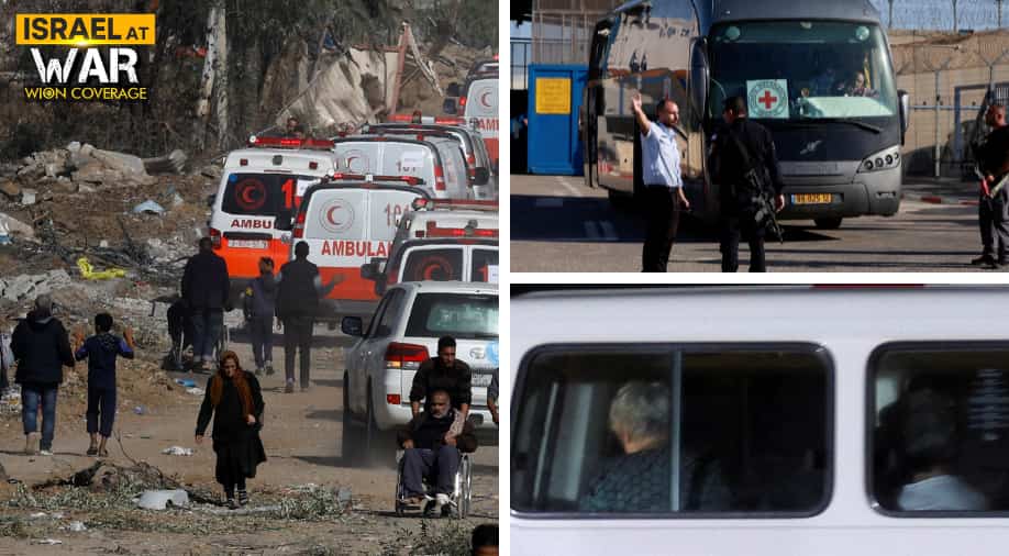 Israel-Hamas war top developments: 13 freed hostages 'inside Israeli territory' Israel-Hamas war top developments: 13 freed hostages 'inside Israeli territory'